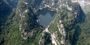 广西来宾八仙天池风水宝地，又名为八仙托玉盘风水宝地