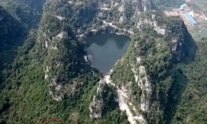 广西来宾八仙天池风水宝地，又名为八仙托玉盘风水宝地